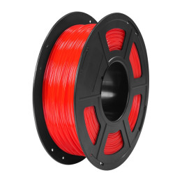 Anycubic TPU pavediens (caurspīdīgs sarkans) 1 kg