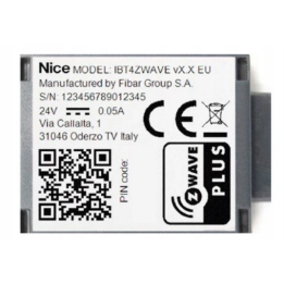 Интерфейс Nice IBT4ZWAVE для управления домашней автоматикой по технологии Z-Wave