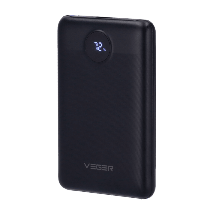 VEGER VG-W1140 ārējais akumulators 5001mAh, melns