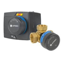 ProClick juhtimiskomplekt: 3-käiguline ventiil ARV 384 Vario ProClick DN25 Rp 1 tolli Kvs 4,5-12 m3/h + täiturmehhanism ARM