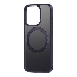 Tālruņa maciņš ar statīvu Baseus SkyRing 360° priekš iP 14 Pro + rūdīts stikls un tīrīšanas komplekts (violeta)