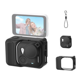 Silikona aizsargmaciņš Puluz priekš Insta360 Go Ultra (melns)