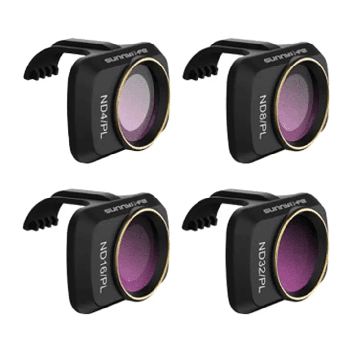 4 filtriga ND-PL 4/8/16/32 Sunnylife DJI Mini 2 SE / Mini 2 (MM-FI9255) jaoks