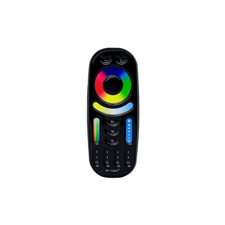 Remote controller RGB+CCT 4-zone Black 2xAAA FUT092B
