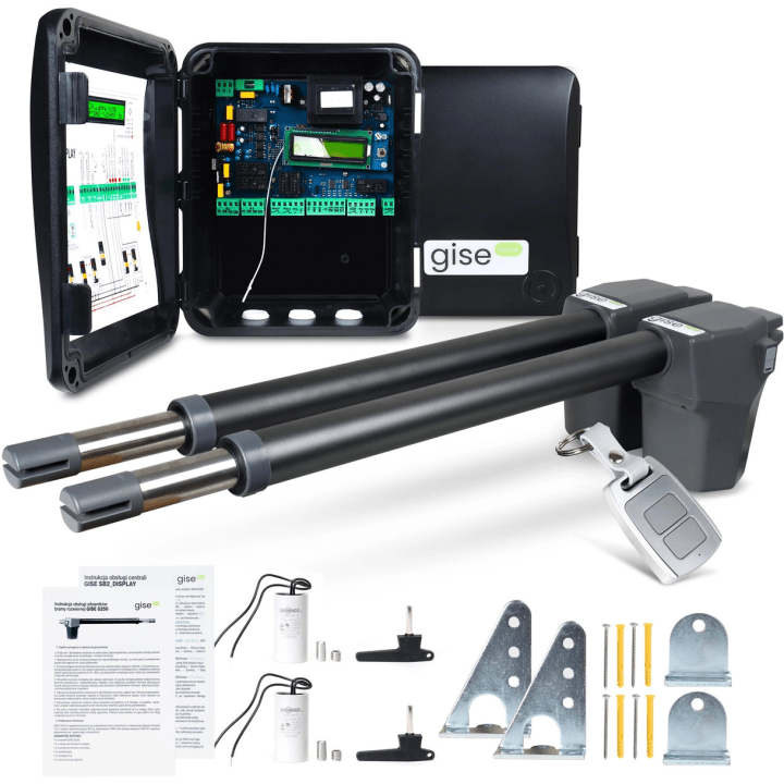 GISE G250 – automatikos komplektas dviejų vartų vartams, varčia 2,5 m / 300 kg