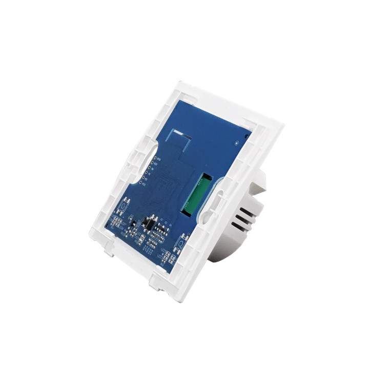 SmartWise B61 UNI Wi-Fi + eWeLink-Remote, 1-gang smart wall switch with universal wiring and physical push-button, WITHOUT FRONT