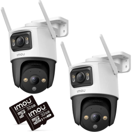 IMOU Cruiser Dual 10MP (5MP + 5MP) комплект из 2 IP-камер с картами памяти 32 ГБ