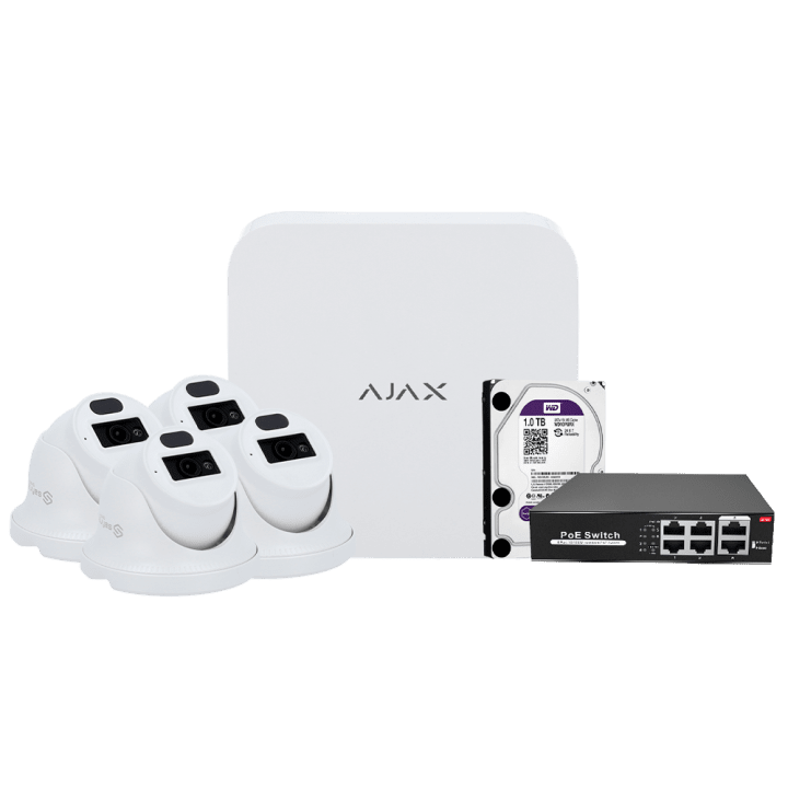 MARCA BLANCA AJ-NVRKIT108T-2 2MP Wi-Fi Torni IP-kaamera koos IR Night Visioniga