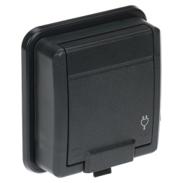 Elektro-Plast AQUANT-5041-77/S/EPN 1-местная уличная розетка IP55 16A 230V Schuko тип F