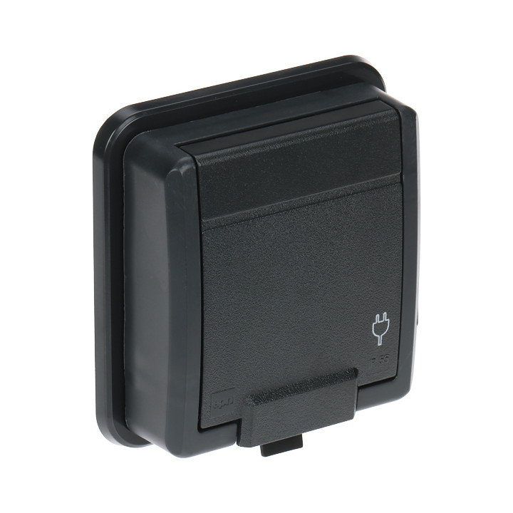 Elektro-Plast AQUANT-5041-77/S/EPN 1-местная уличная розетка IP55 16A 230V Schuko тип F
