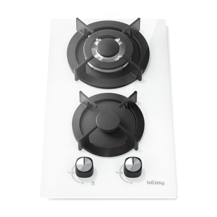 ISEASY MGBG-312A gaasipliit, 2 põletit (valge)