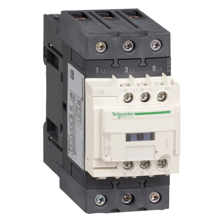 Schneider Electric TeSys D power contactor 40A 3P 1NO 1NC coil 230 VAC box terminals