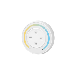 Wall mounted controller CCT Round 1-zone 2xAAA White S1-W