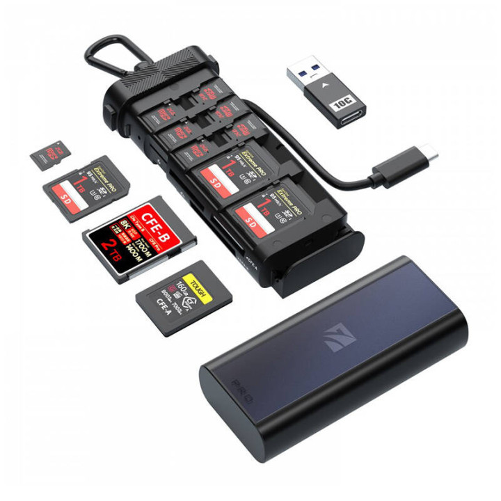 Freewell FW-CR02-PRO Pro Card Reader CF A/B, SD, TF