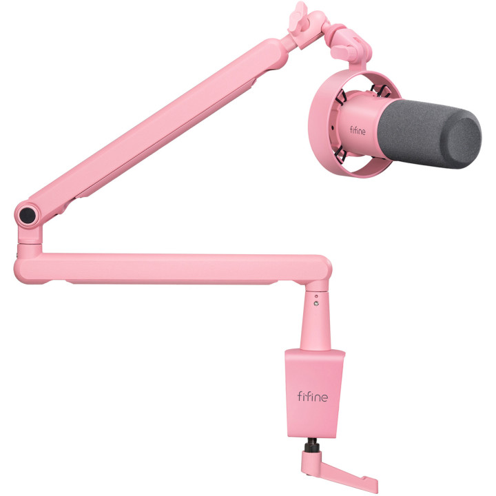 Динамический микрофон Fifine T688P (розовый)