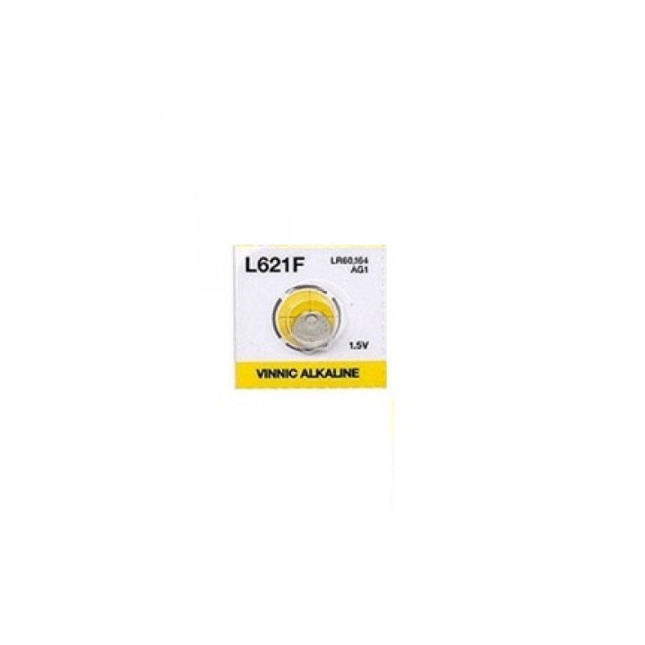 Vinnic L621F / AG1 / LR60 1,5 В 14 мАч Щелочные батарейки 1 шт.