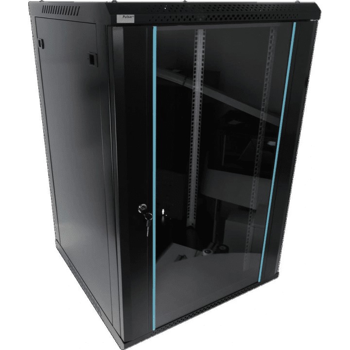 Pulsar 19" 18U Настенный шкаф RACK для сборки 600x600 мм Черный