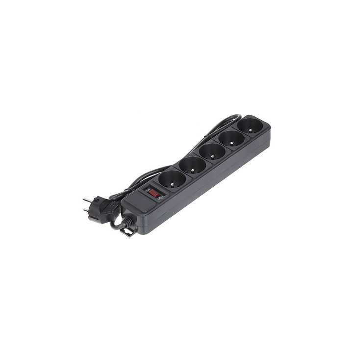 AKYGA AK-SP-05A 5-местный удлинитель с защитой от перенапряжения, 16A 230V, розетки Schuko