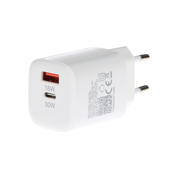Delta Power CHAR-X136B-30W USB lādētājs 30W 30A 220-240VAC