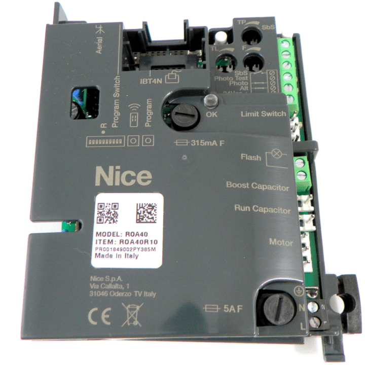 Control panel Nice ROA40R10 for ROX600/1000 SPROA40R10