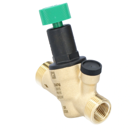 Resideo Braukmann D04FM DN15 slėgio reguliatorius su manometro jungtimi G 1/4 colio