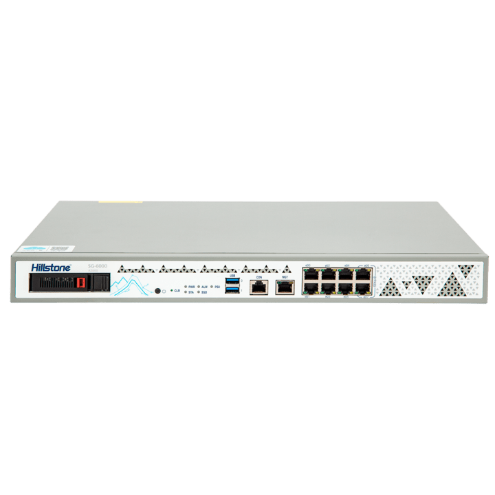 HILLSTONE HILL-SG-6000-A2000-IN12 Desktop Firewall with 12 Gigabit Ethernet Ports, VPN Support, 200 Users