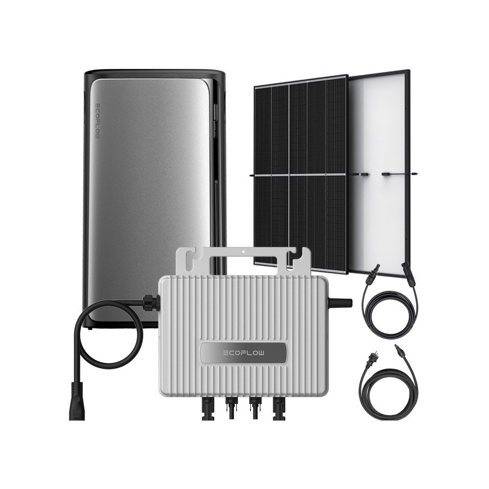 Ecoflow Stream Easy AC Pro balkono fotoelektros