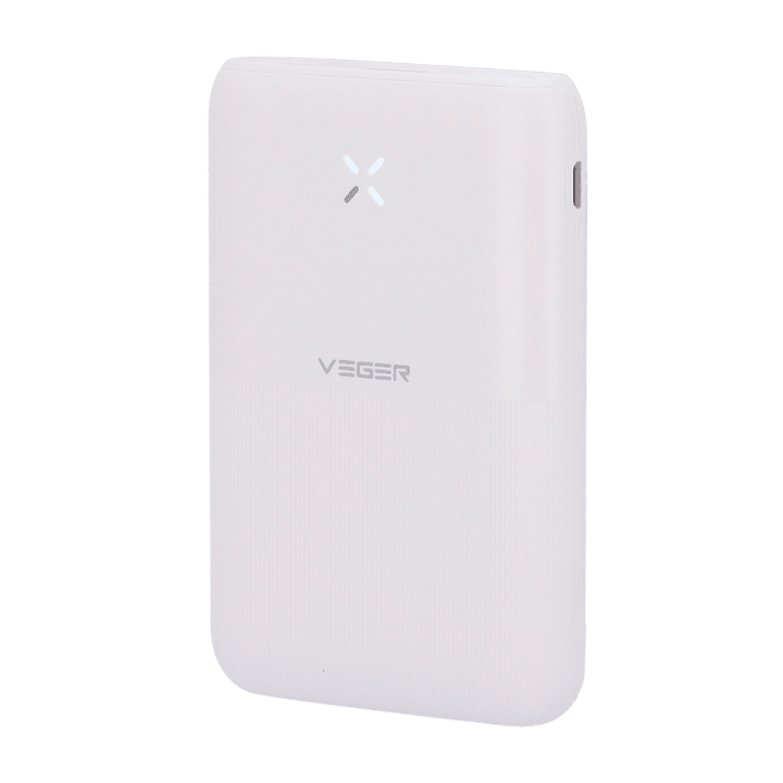 VEGER VG-W1150 5001mAh kaasaskantav akupank, valge