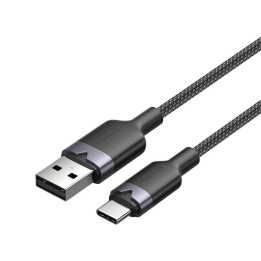 USB 2.0 A–USB-C 3A kabelis Vention CTNBF 1 M (melns)