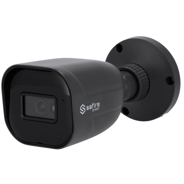 SAFIRE SMART SF-IPB080A-4E1-GREY 4MP āra bullet IP kamera ar PoE, Wi-Fi, IP67, 30m IR, 2.8mm objektīvu