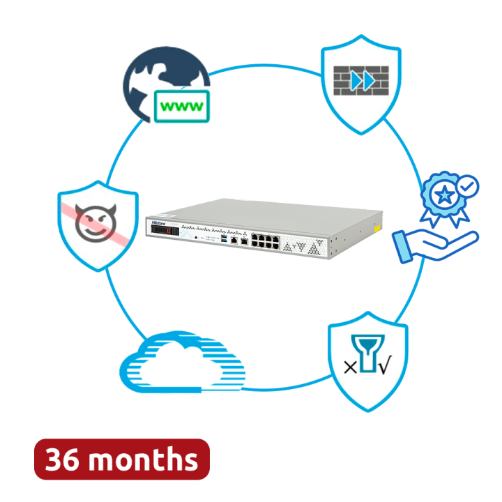 HILLSTONE HILL-A2600-D-PPRM-36 Desktop Firewall – Advanced Threat Protection for SMB