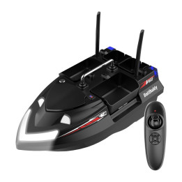 Лодка для прикормки Flytec V802 12000 мАч (черная)