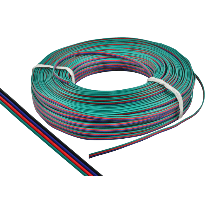 Johto 4x0,5mm RGB 20AWG 80° 300V VW-1
