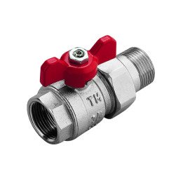 TIEMME ball valve with screw 3/4" M/F