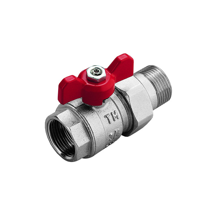 TIEMME lodveida ventilis 3/4" M/Ā ar rokturi