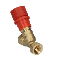 Resideo Braukmann V5000 Kombi-3-plus juhtventiil, punane, toide, sisekeere 1/2 tolli
