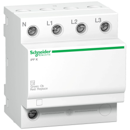 Schneider Electric iPFK20-T2-3N ylijännitesuoja, 3+1-napainen tyyppi 2 20 kA