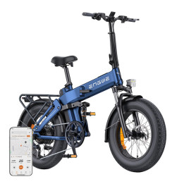 ENGWE PRO 3.0 BOOST 250 W 20 collu elektriskais velosipēds (zils)