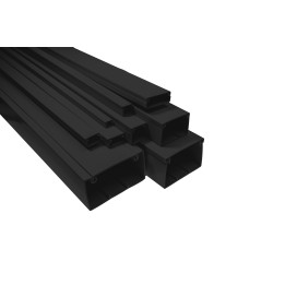 Cable duct 25x15mm black, UV
