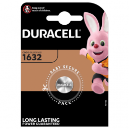 Duracell CR1632 DL1632 ECR1632 3V 137mAh ličio baterija 1 vnt