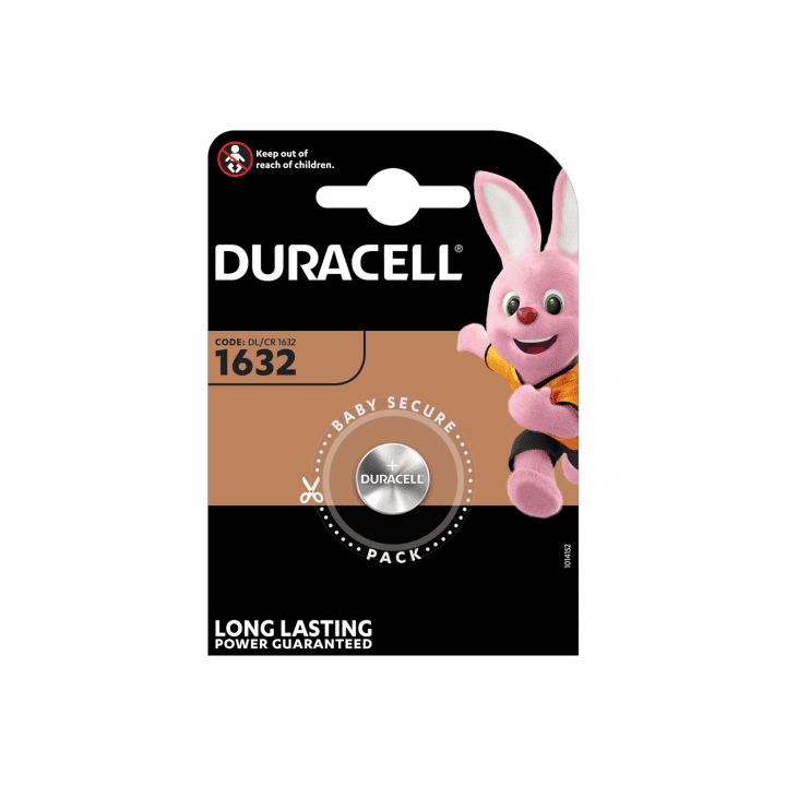 Duracell CR1632 DL1632 ECR1632 3V 137mAh ličio baterija 1 vnt