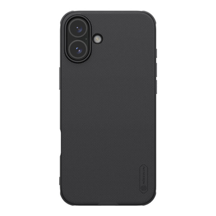 Nillkin Super Frosted Shield Pro magnētiskais iPhone 16 Plus futrālis (melns)