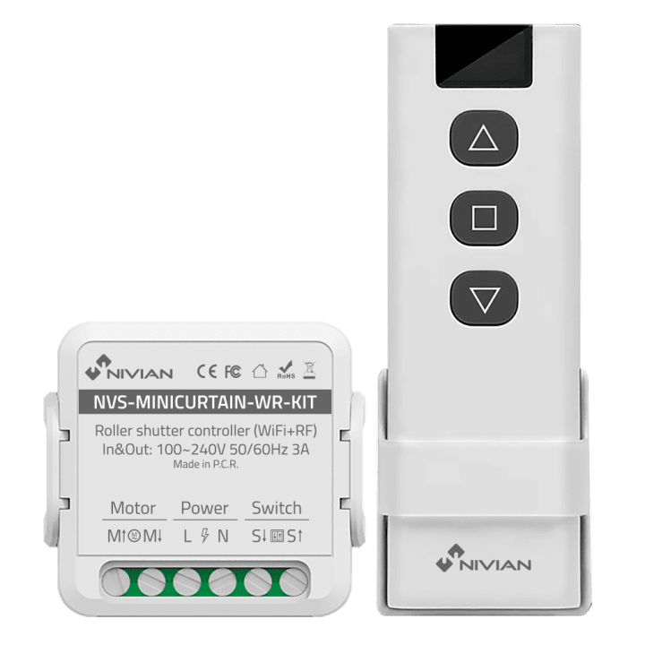 NVS-MINICURTAIN-WR-KIT NIVIAN RETAIL Smart Curtain Relay Module