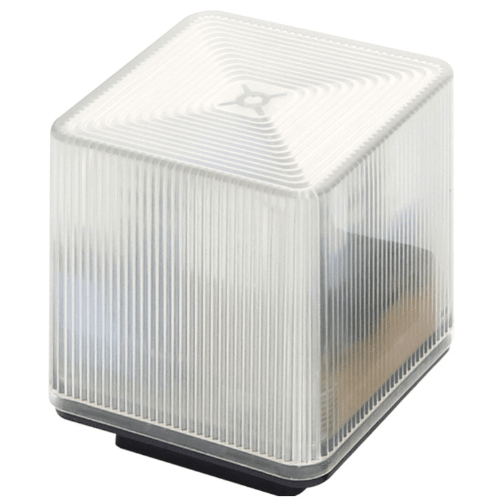 LED Proxima square lamp with built-in 433.92MHz antenna for 12-24V AC/DC or 230V AC gates