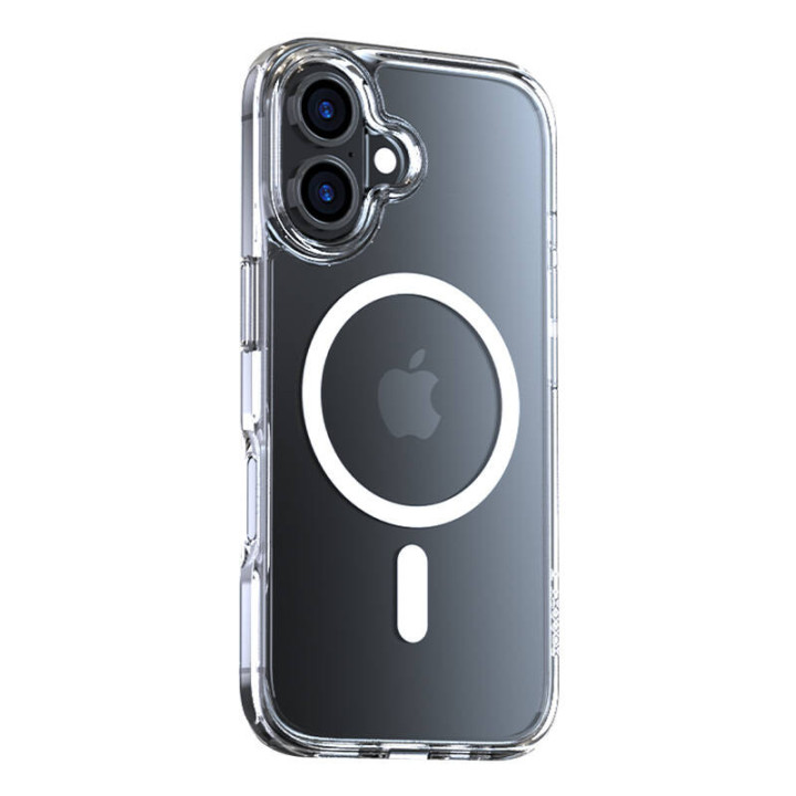 Torras Diamond-Mag sērijas futrālis iPhone 16 (caurspīdīgs)