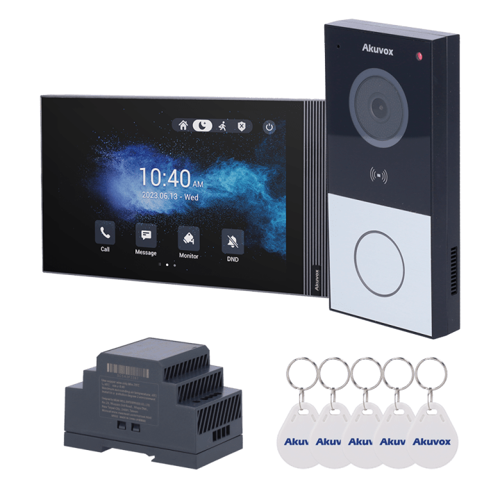 AKUVOX AK-KIT204 Smart Home Starter Kit Wi-Fi