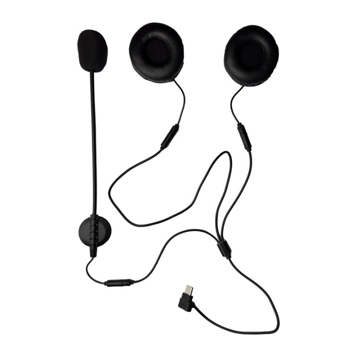 Tyypin C kuulokkeet moottoripyöräkypärään K1/MS8/MS20 sisäpuhelimelle EJEAS HIFI-M4H