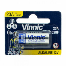 Vinnic L1028F A23 MN21 V23GA 23A 12V 55mAh alkaliparisto 23AE 23GA E23A GP-23A GP23A K23A L1028 LR23A LRV08 LRVO8 MS21 V23 VR22