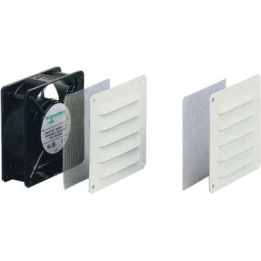 Climasys piespiedu ventilācija. 54 m3/h, 230V, 2 metāla režģi un 2 pretinsektu filtri