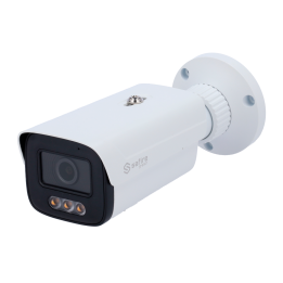 SAFIRE SMART SF-IPB380A-8I1-NIGHTPRO 8MP Bullet IP kamera su PoE, Wi-Fi, IP67, IR 30m, baltas šviesos diodas, 2,8 mm fiksuotas o